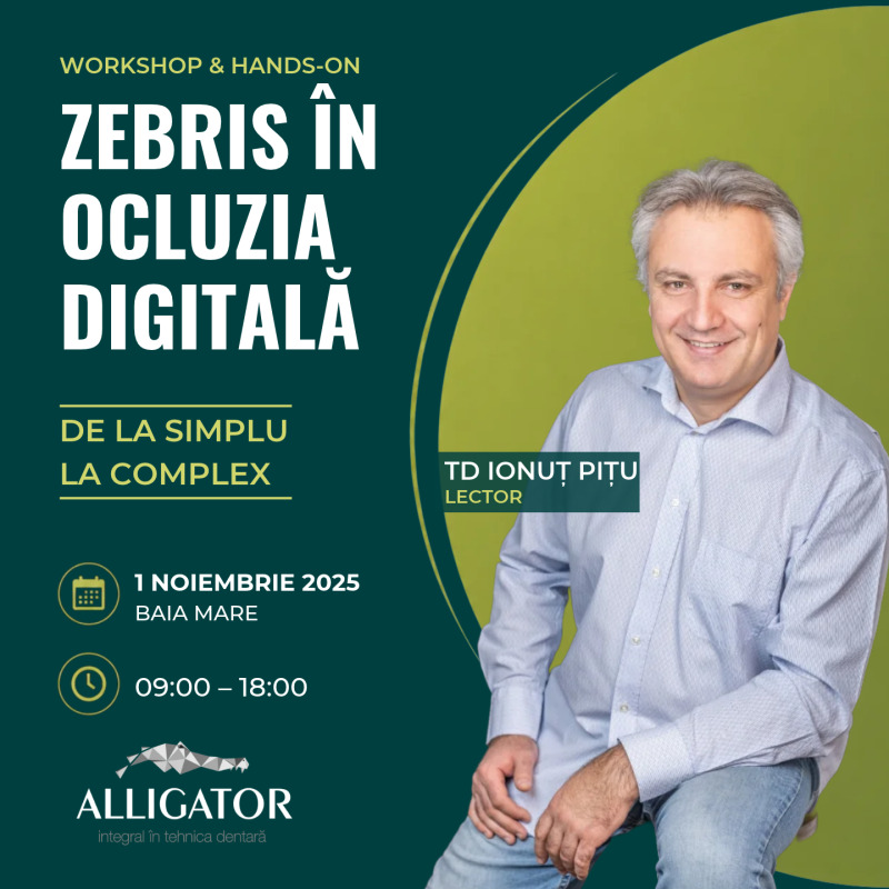 Zebris in OCLUZIA DIGITALA. De la SIMPLU la COMPLEX!