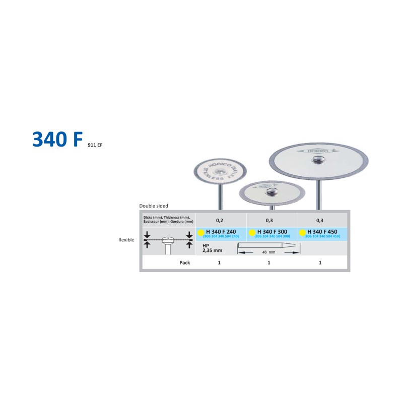 Disc Diamantat HORICO H 340 F