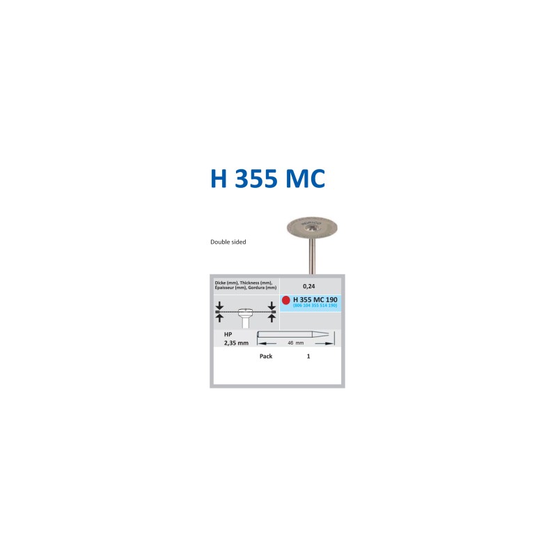 Disc Diamantat HORICO H 355 MC