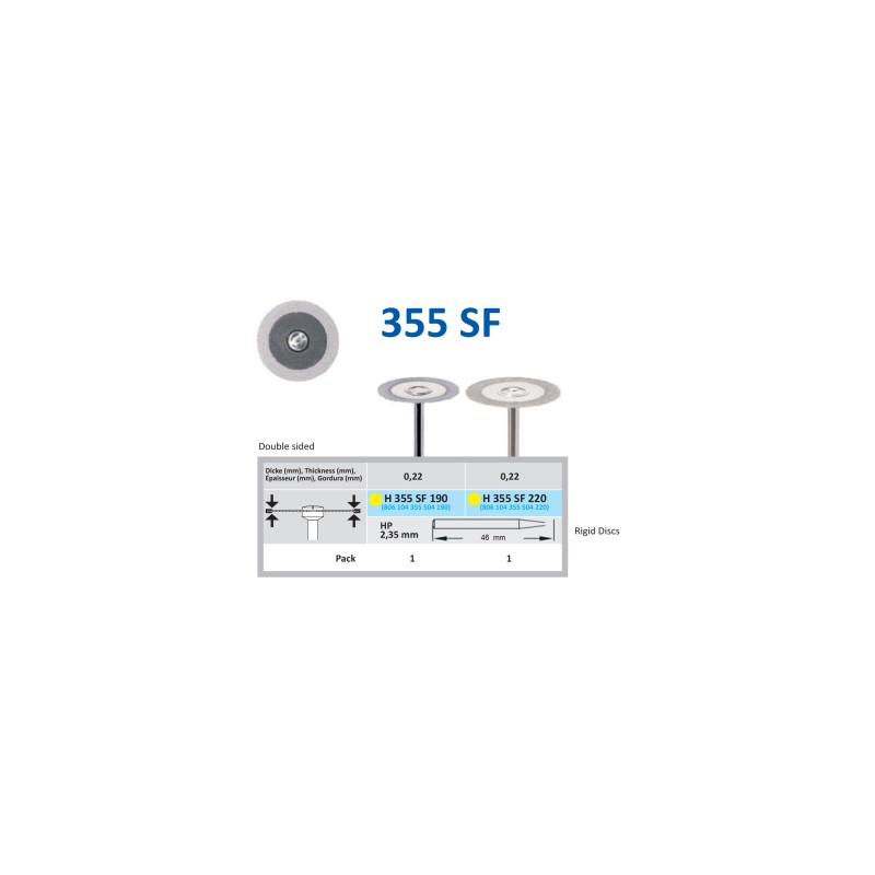 Disc Diamantat HORICO H 355 SF
