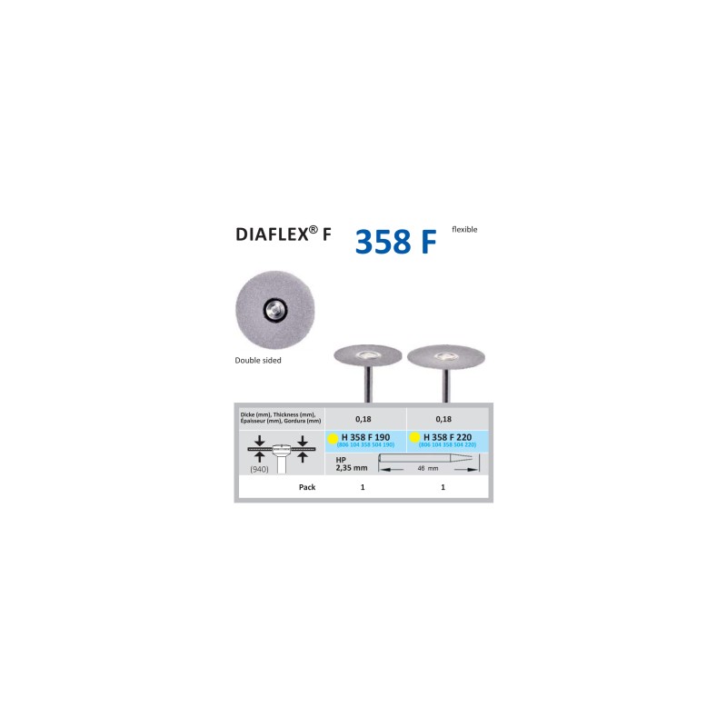 Disc Diamantat HORICO H 358 F