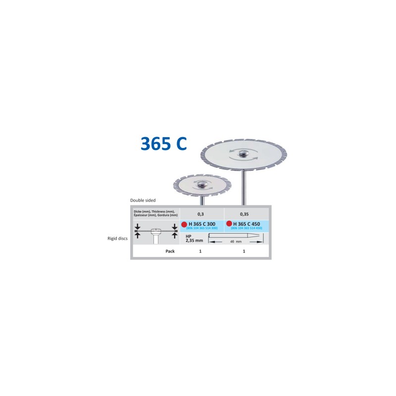 Disc Diamantat HORICO H 365 C SUPERDIAFLEX