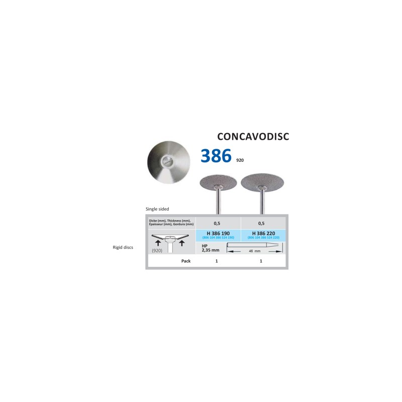 Disc Diamantat HORICO H 386 CONCAVODISC