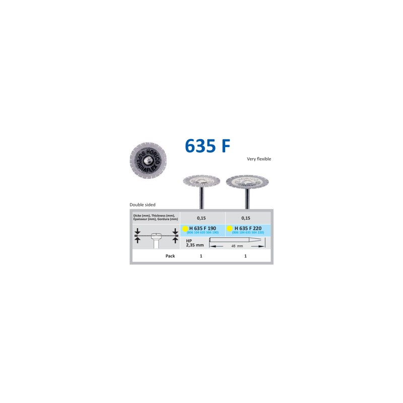 Disc Diamantat HORICO H 635 F