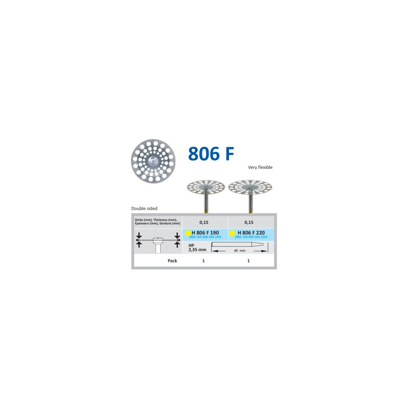 Disc Diamantat HORICO H 806 F