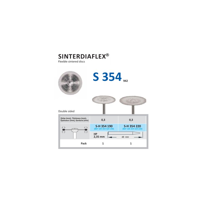 Disc Sinterat Diamantat HORICO S-H 354