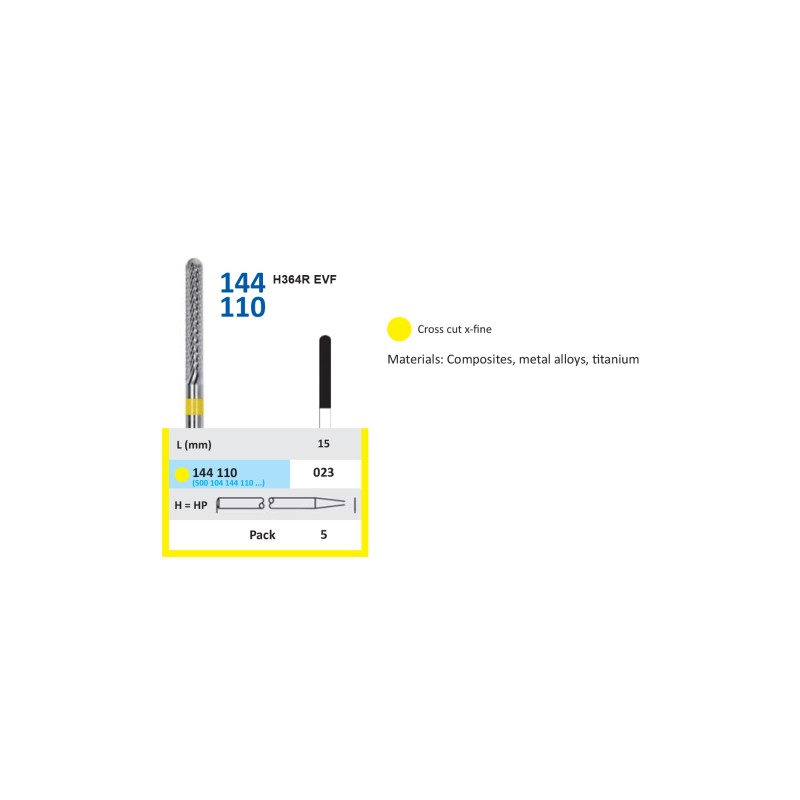 Freză Carbură Tungsten HORICO 144 110 023