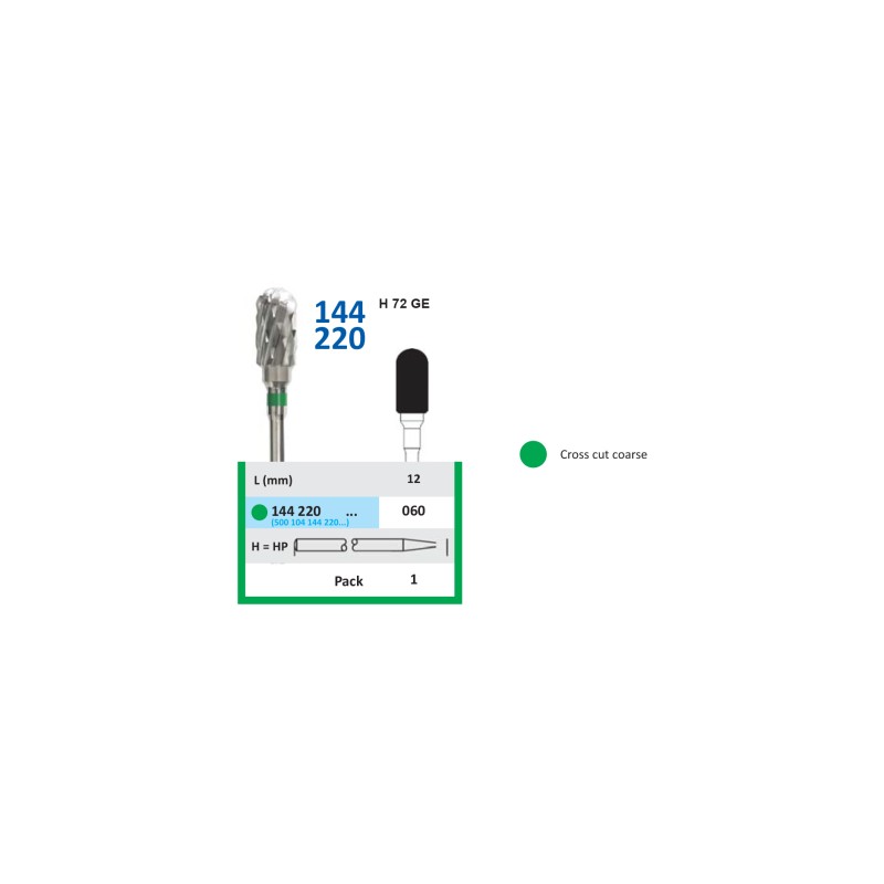 Freză Carbură Tungsten HORICO 144 220 060