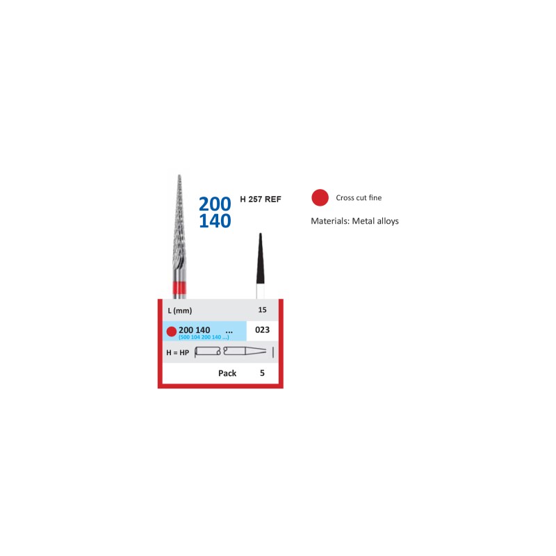 Freză Carbură Tungsten HORICO 200 140 023