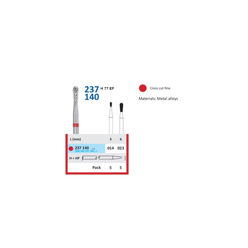 Freză Carbură Tungsten HORICO 237 140