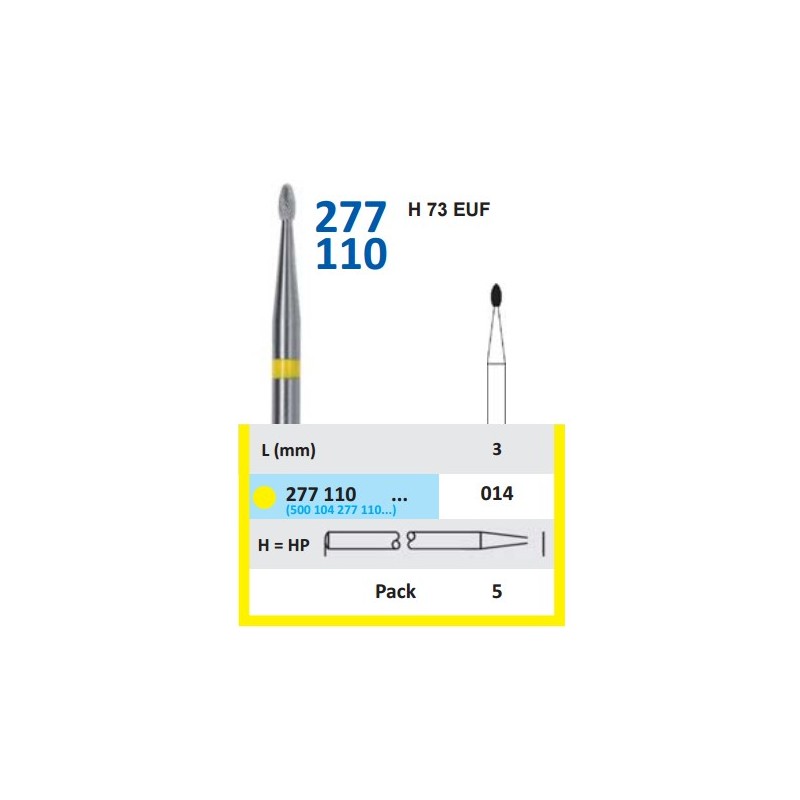 Freză Carbură Tungsten HORICO 277 110 014