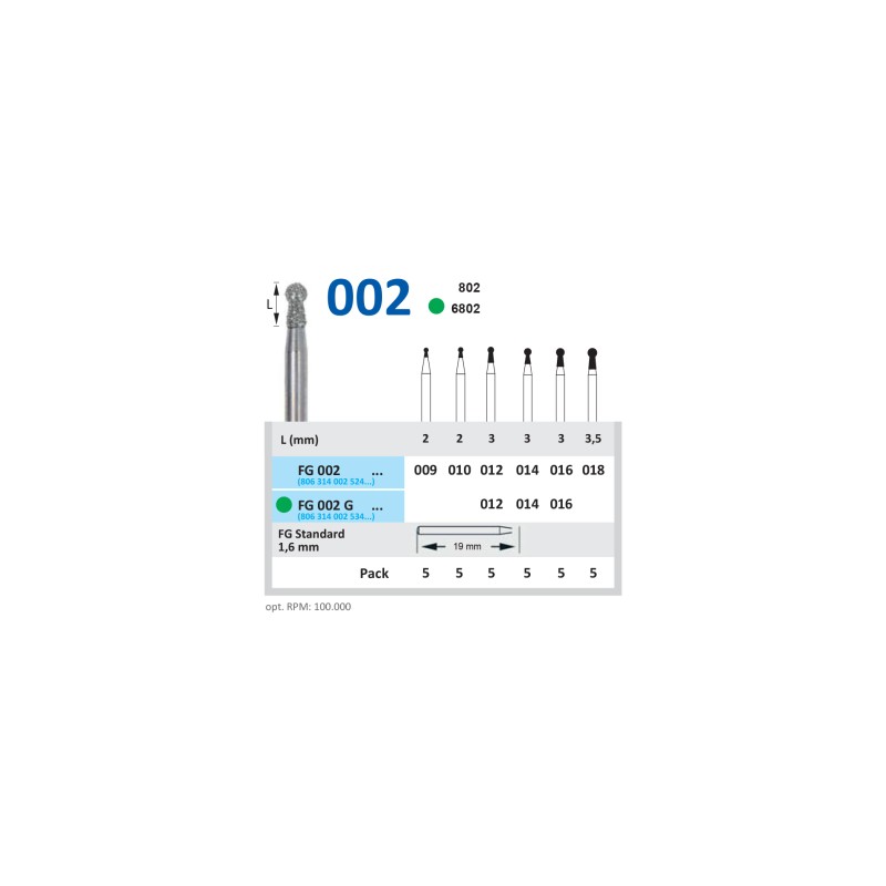 Freza Diamantata Horico FG 002