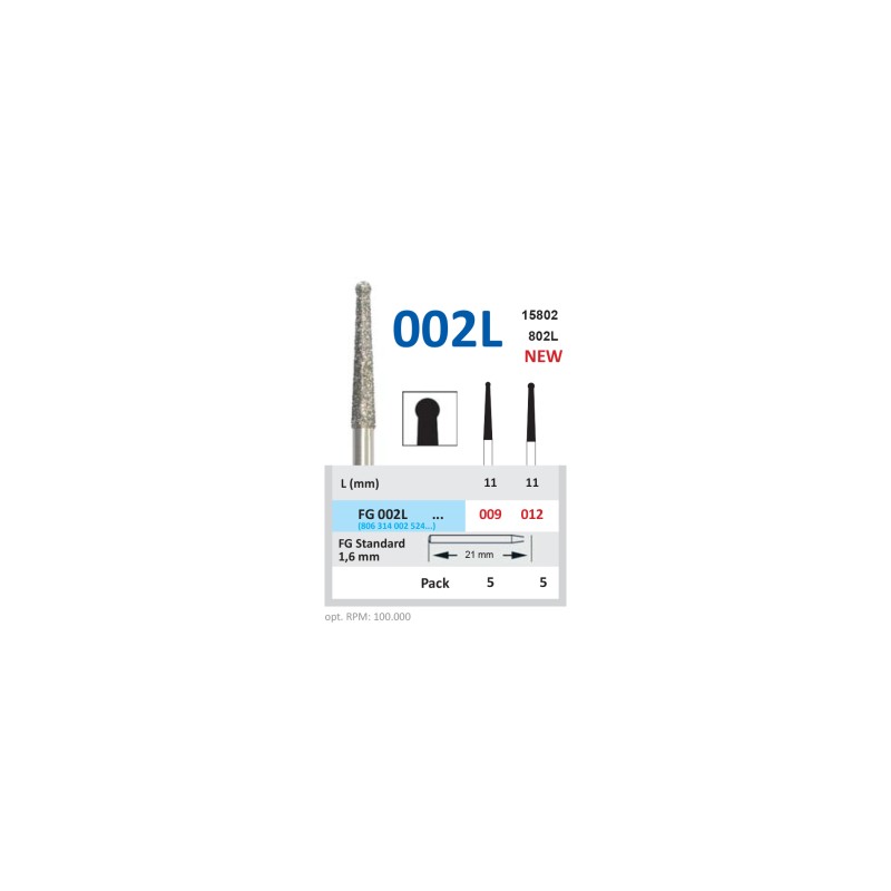 Freza Diamantata Horico FG 002L
