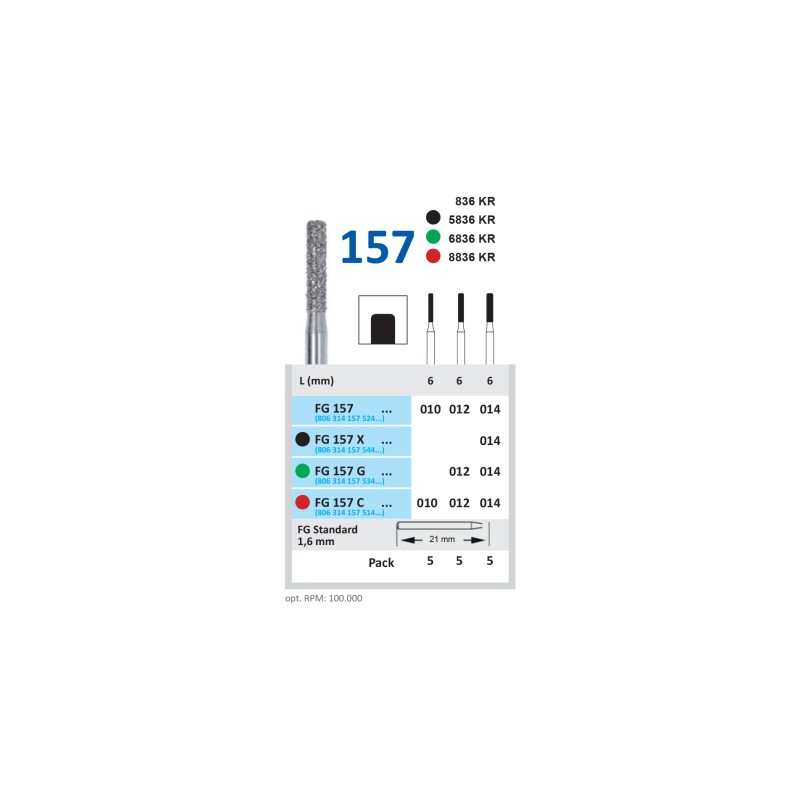 Freza Diamantata Horico FG 157