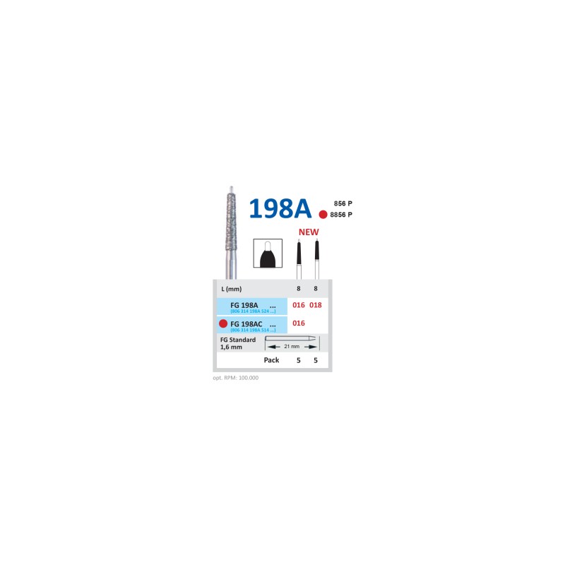 Freza Diamantata Horico FG 198A