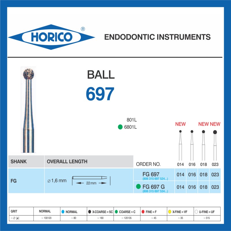 Freza Diamantata Horico FG 697 G