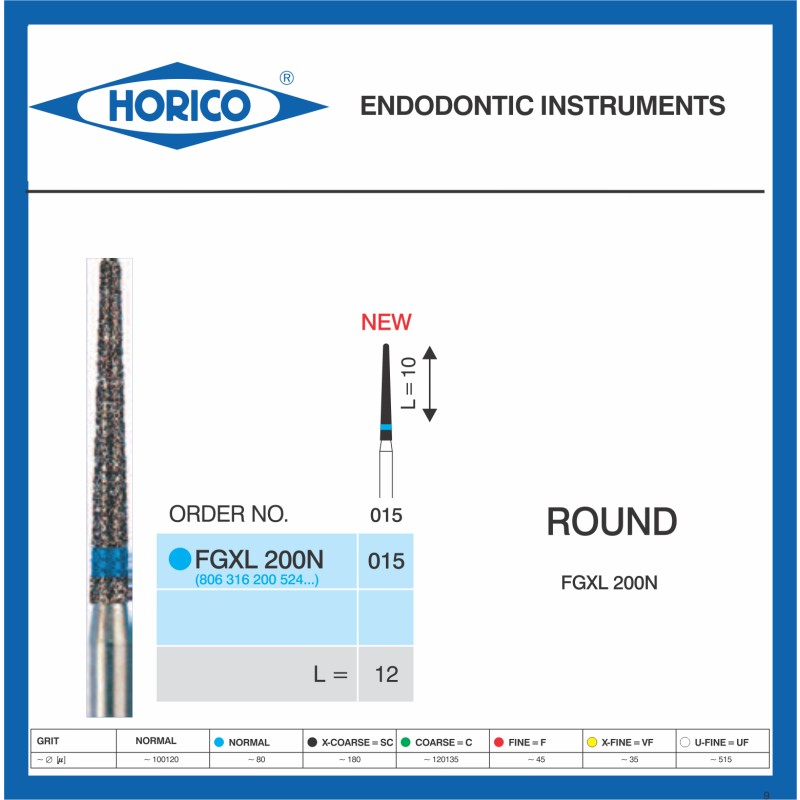 Freza Diamantata Horico FGXL 200 N 015