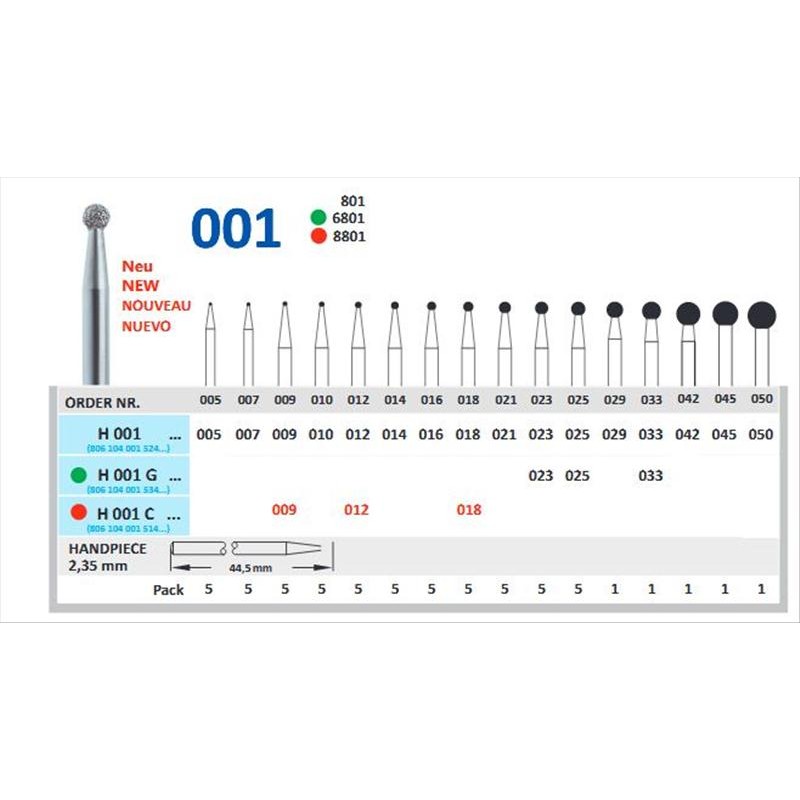 Freza Diamantata Horico H 001 C