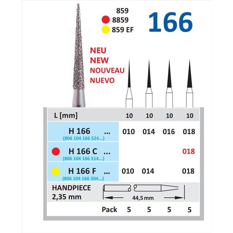 Freza Diamantata Horico H 166 C 018