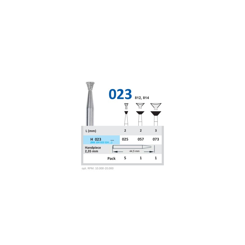 Freza Diamantata Laborator HORICO H 023