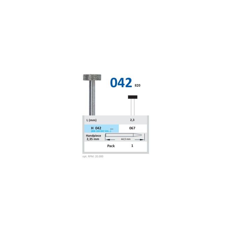 Freza Diamantata Laborator HORICO H 042