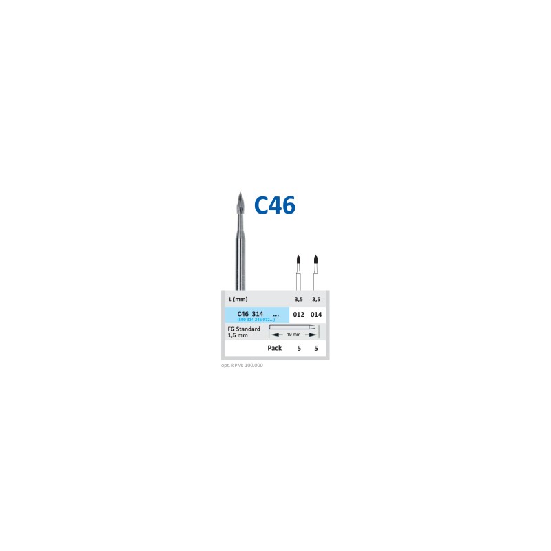Freza din Carbura pentru Finisare HORICO C46