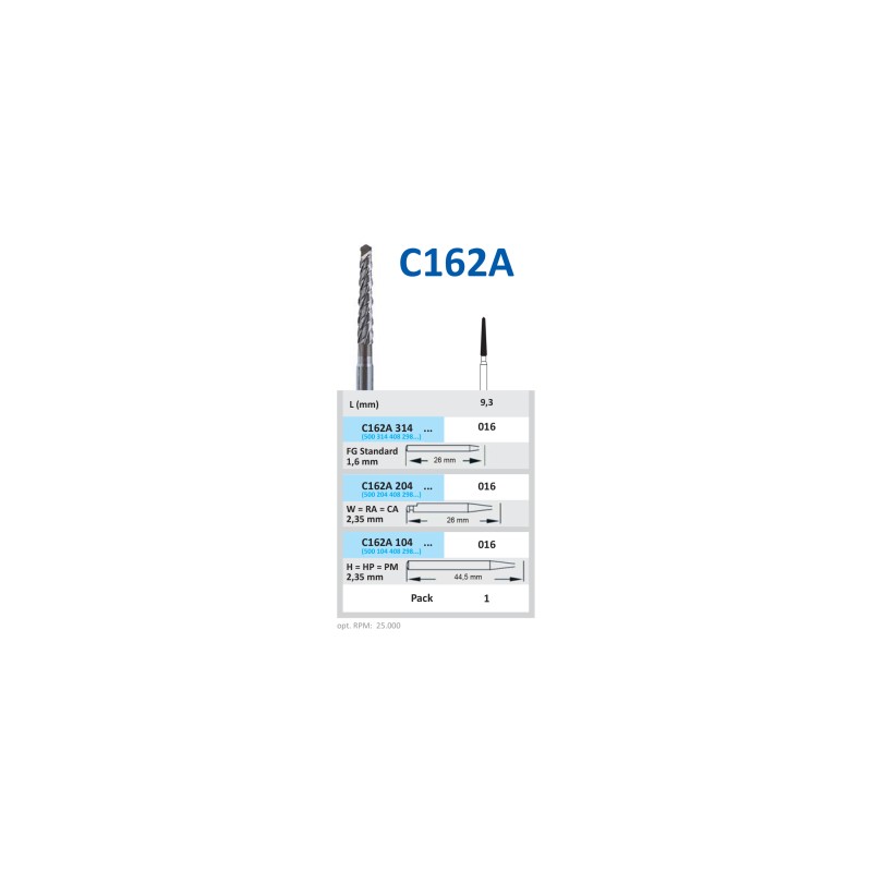 Freza din Carbura pentru Os HORICO C162A