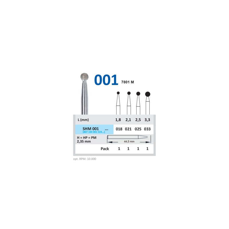 Freza Sinterizata Laborator HORICO SHM 001
