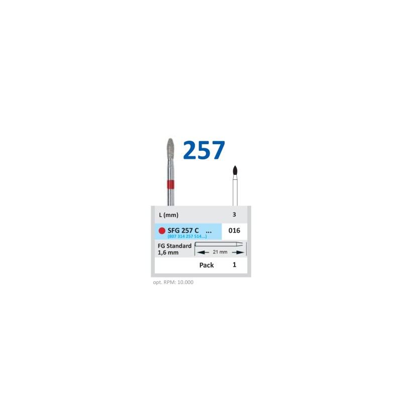 Freza Sinterizata Turbina Laborator HORICO SFG 257