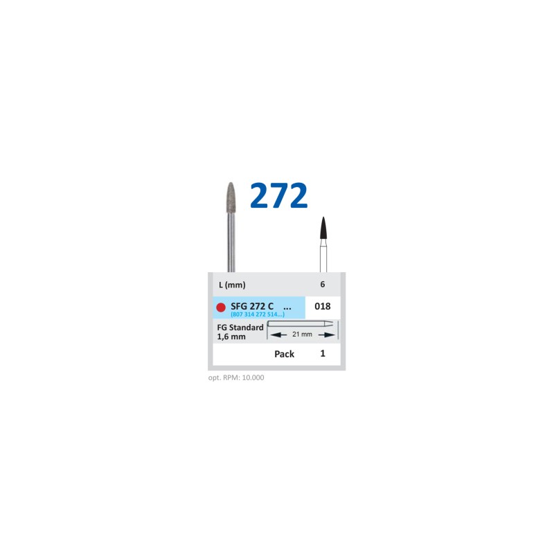 Freza Sinterizata Turbina Laborator HORICO SFG 272
