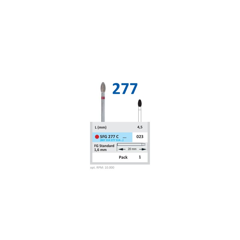 Freza Sinterizata Turbina Laborator HORICO SFG 277
