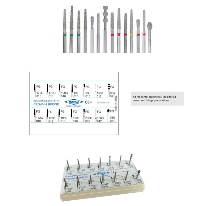 Kit Dentar HORICO Crown Bridge KB2