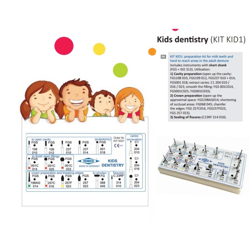 Kit Dentar HORICO Pediatric KID1