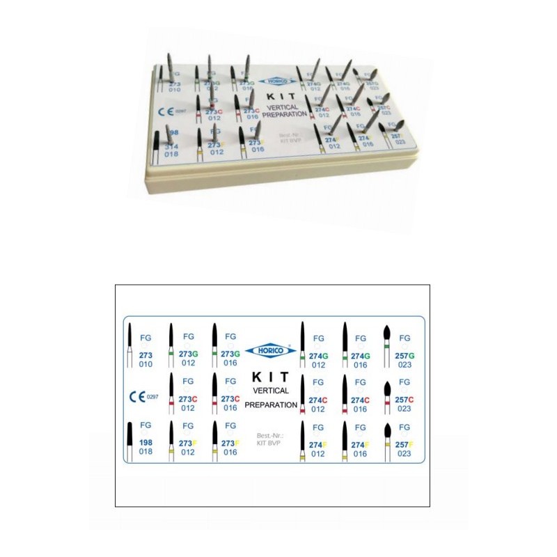 Kit Dentar HORICO Vertical Preparation BVP