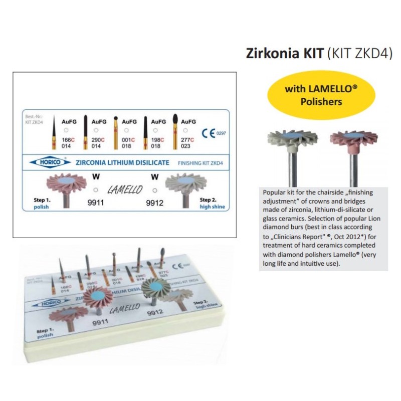 Kit Dentar HORICO Zirconia ZKD4