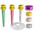 OT EQUATOR TITANIUM TIN COATED PIVOTS SET Ref. 333PEK10