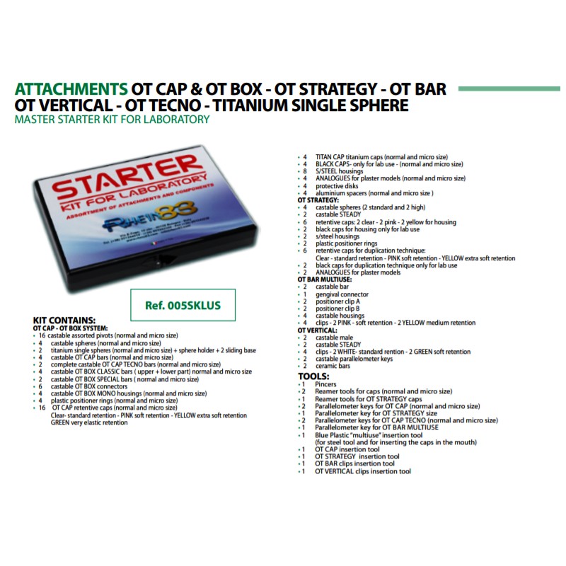 Set complet Starter KIT Master pentru laborator Ref. 005SKLUS