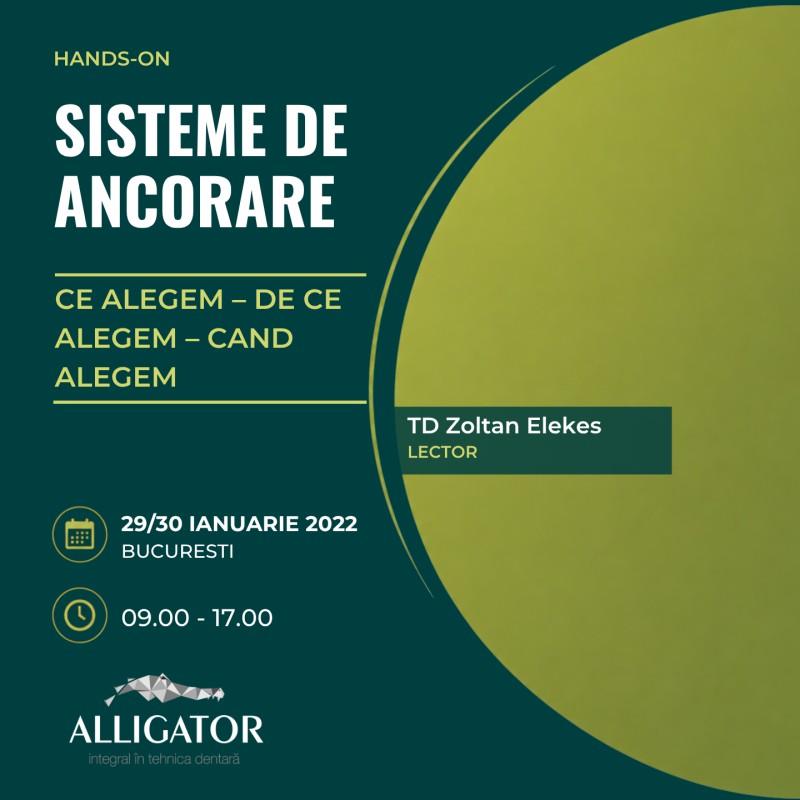 SISTEME DE ANCORARE. CE ALEGEM – DE CE ALEGEM – CAND ALEGEM