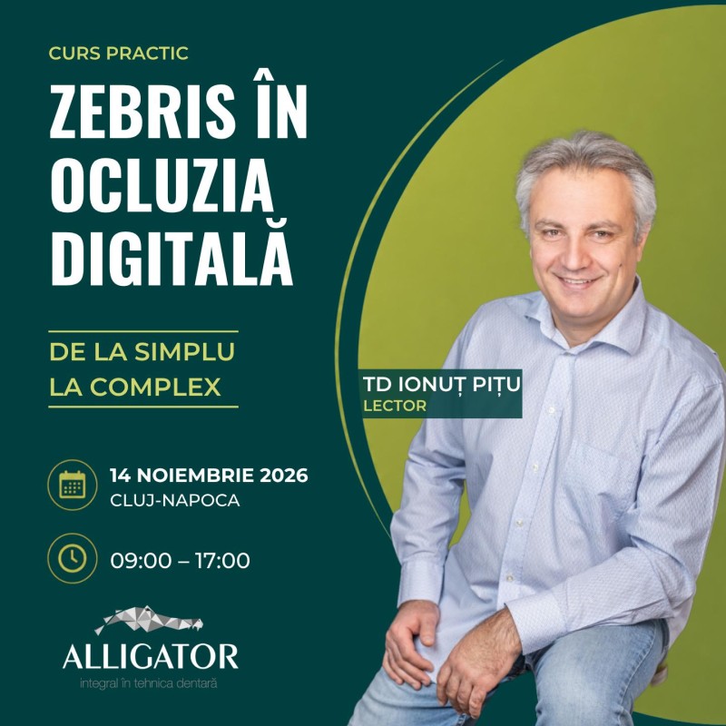 Zebris în OCLUZIA DIGITALĂ. De la SIMPLU la COMPLEX!