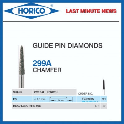 Freza Diamantata Horico FG 299A 021