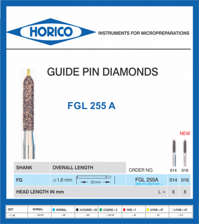 Freza Diamantata Horico FGL 255A